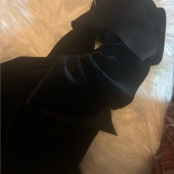 Eliza J Black One-Shoulder Dress with Bow - Picture 7 of 7